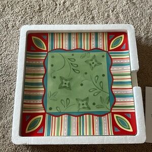 PartyLite Outdoor Cafe Candle Tray Retired NIB
Vintage